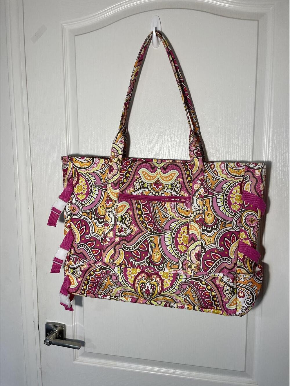 Laura Ashley Paisley Beach Seaside Tote Clean travel lake sailing vacation